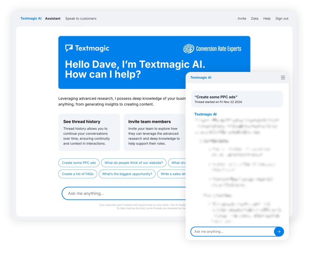 A screenshot of Twingle AI